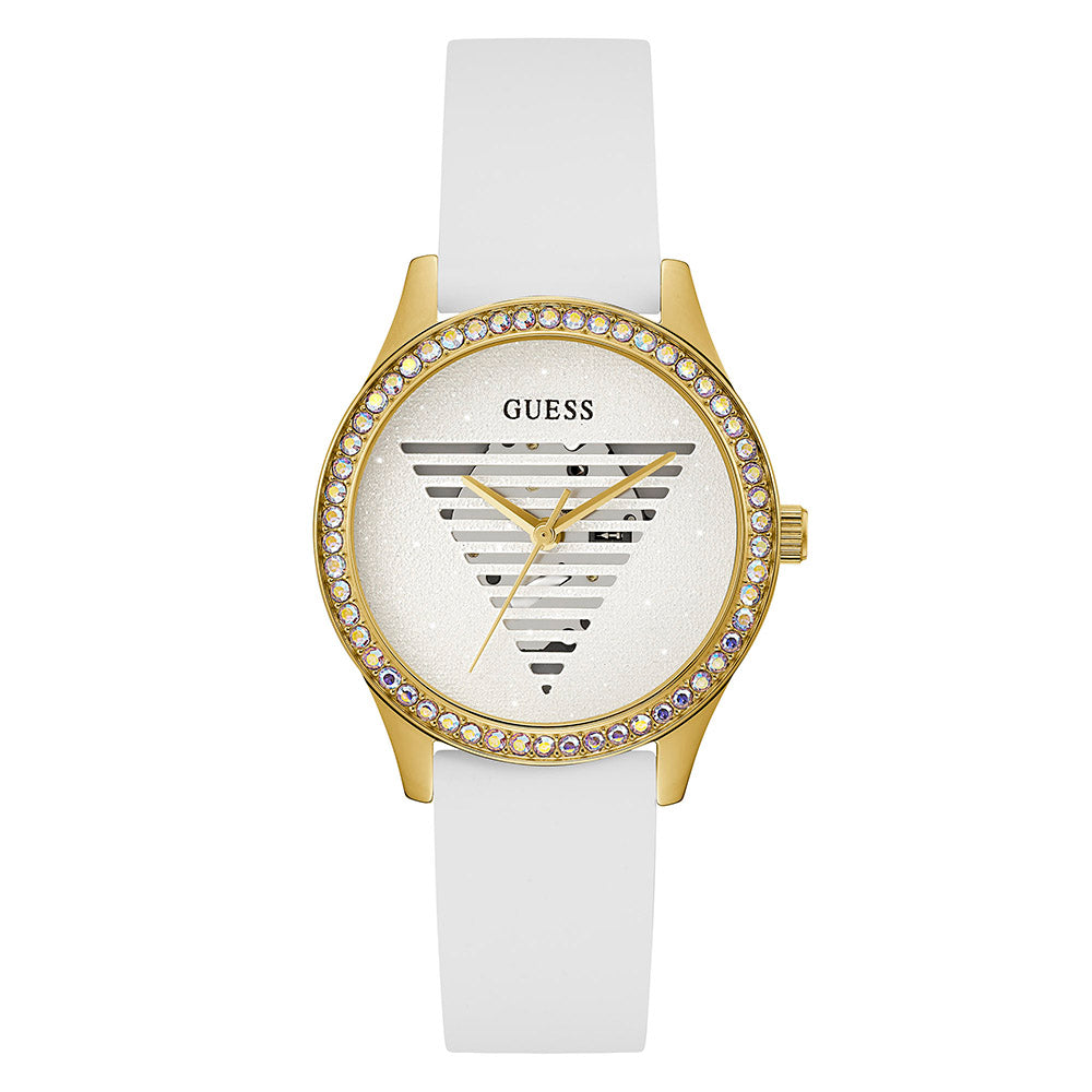 Guess Women's Watch Gold Tone Case Quartz