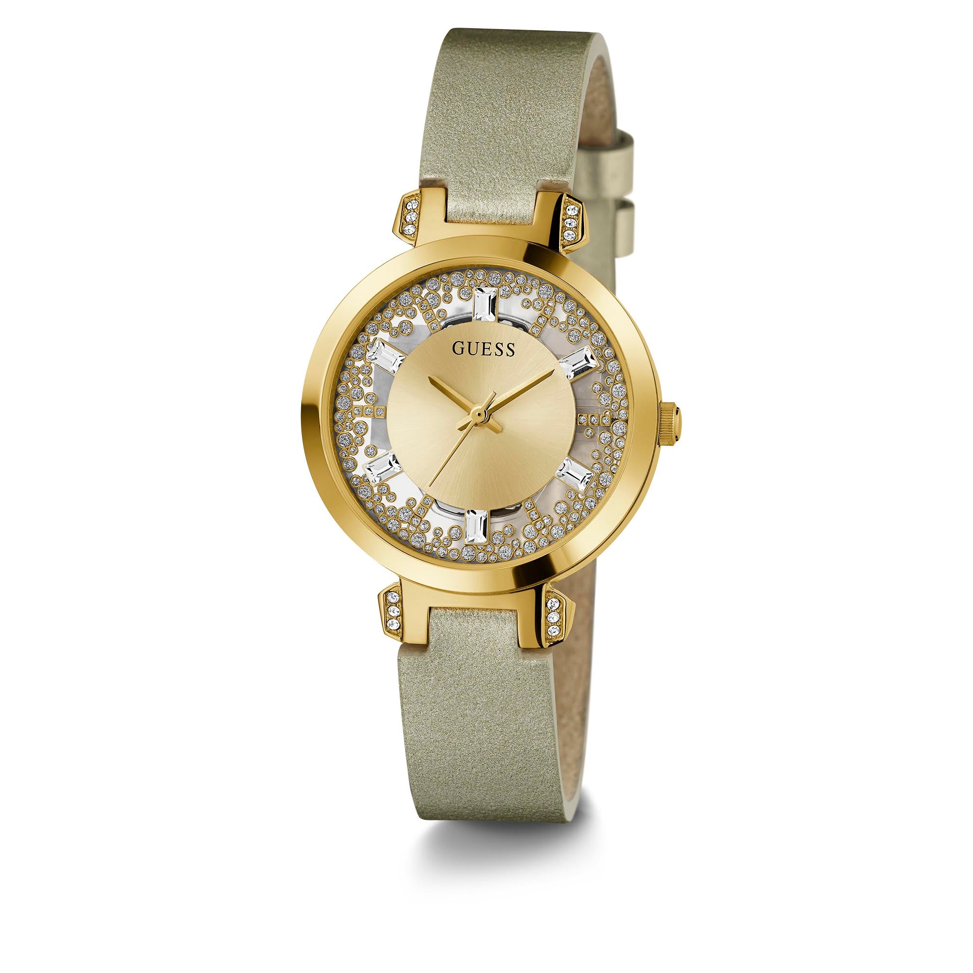 Guess Women s Watch Gold Tone Case Quartz The Watch House