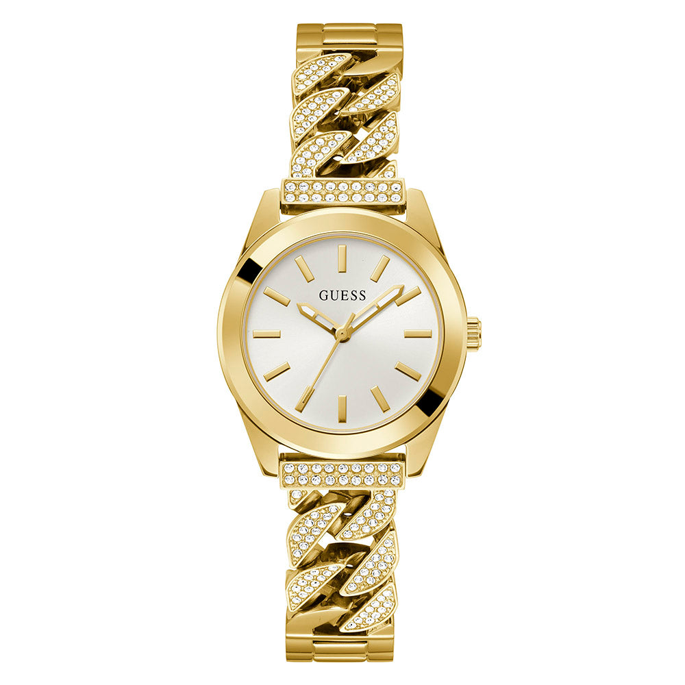 Guess Women's Watch Gold Tone Case Quartz