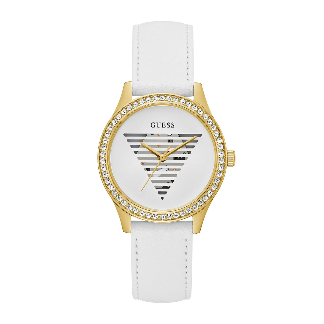 Guess Women's Watch Gold Tone Case Quartz