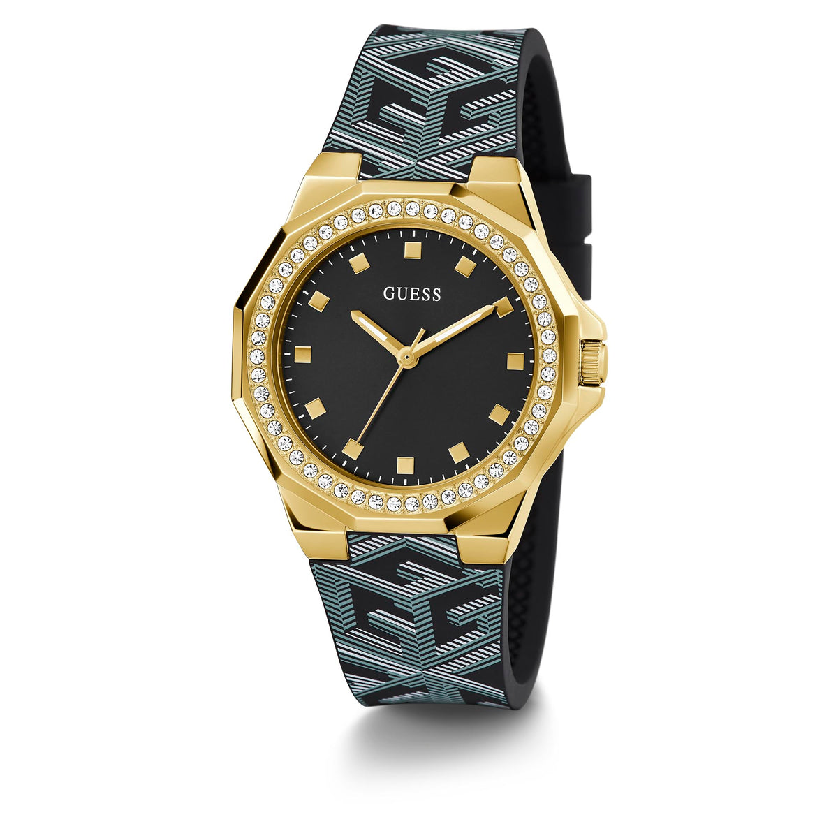 Guess Women's Watch Gold Tone Case Quartz
