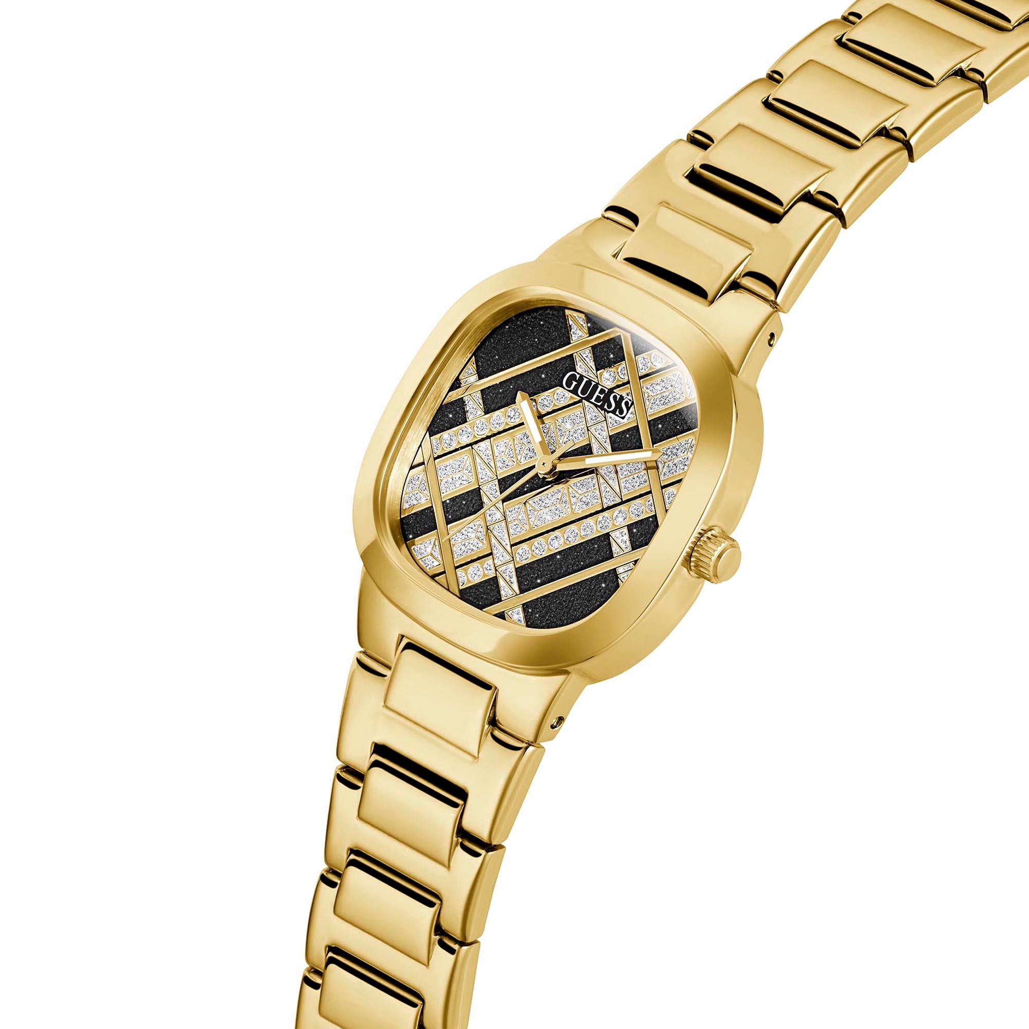 Guess gold watch womens price hotsell