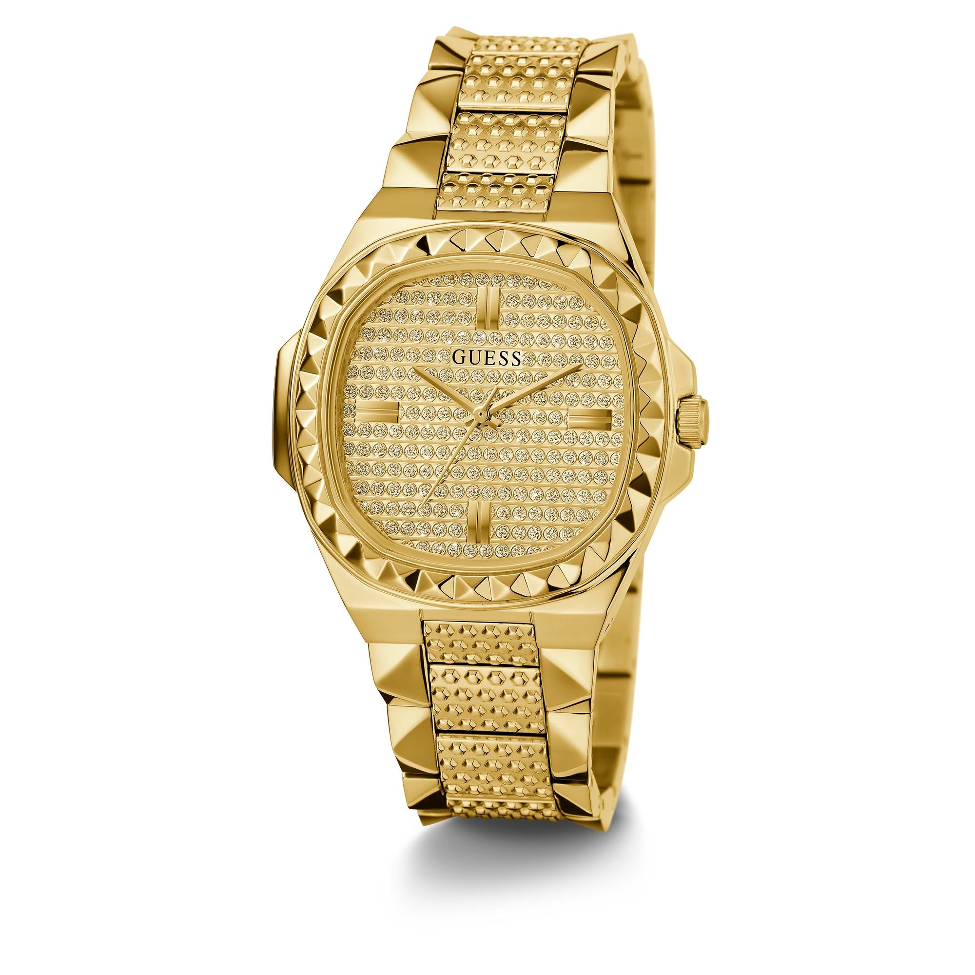 Guess watch shop women's gold tone