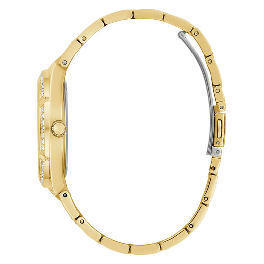 Guess Women's Watch Gold Tone Case Quartz