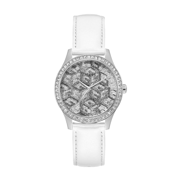 Guess Women's Watch Silver Tone Case Quartz