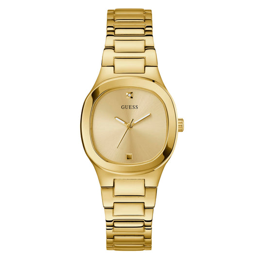 Guess Women's Watch Gold Tone Case Quartz