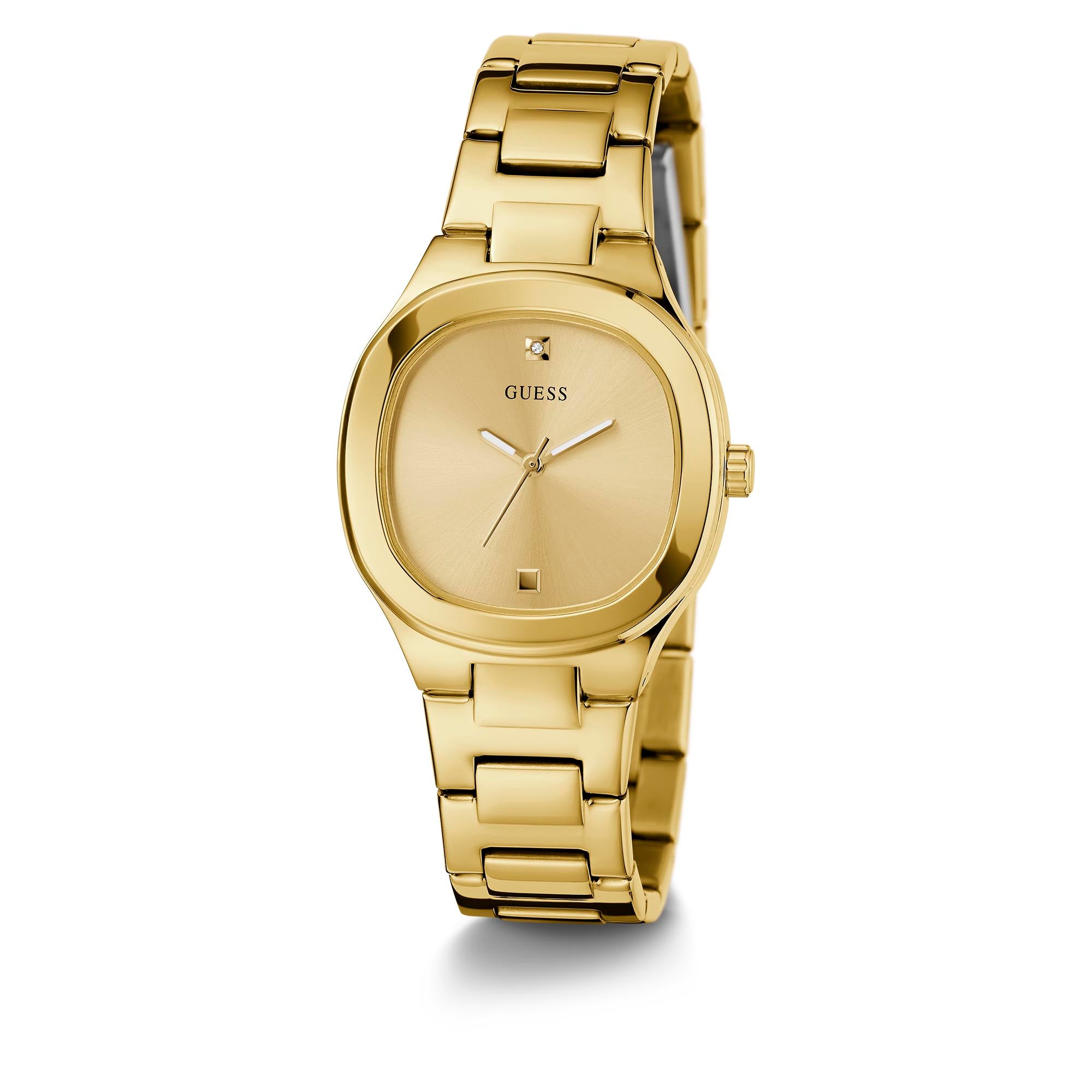 Guess watch shop women's gold tone