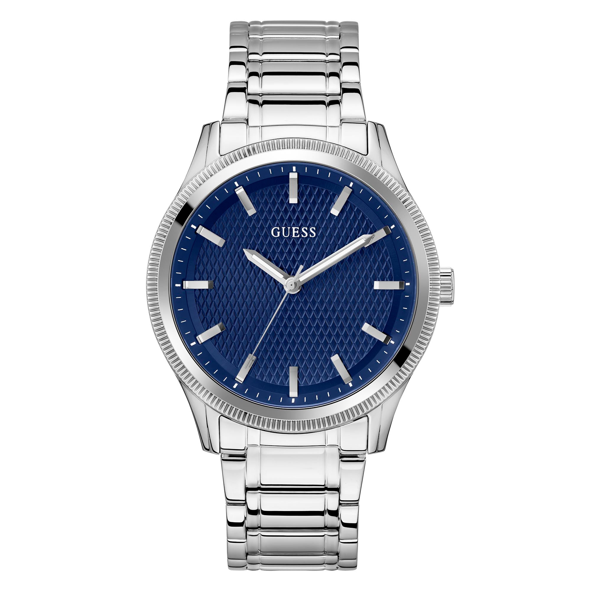 Blue and silver outlet mens watch