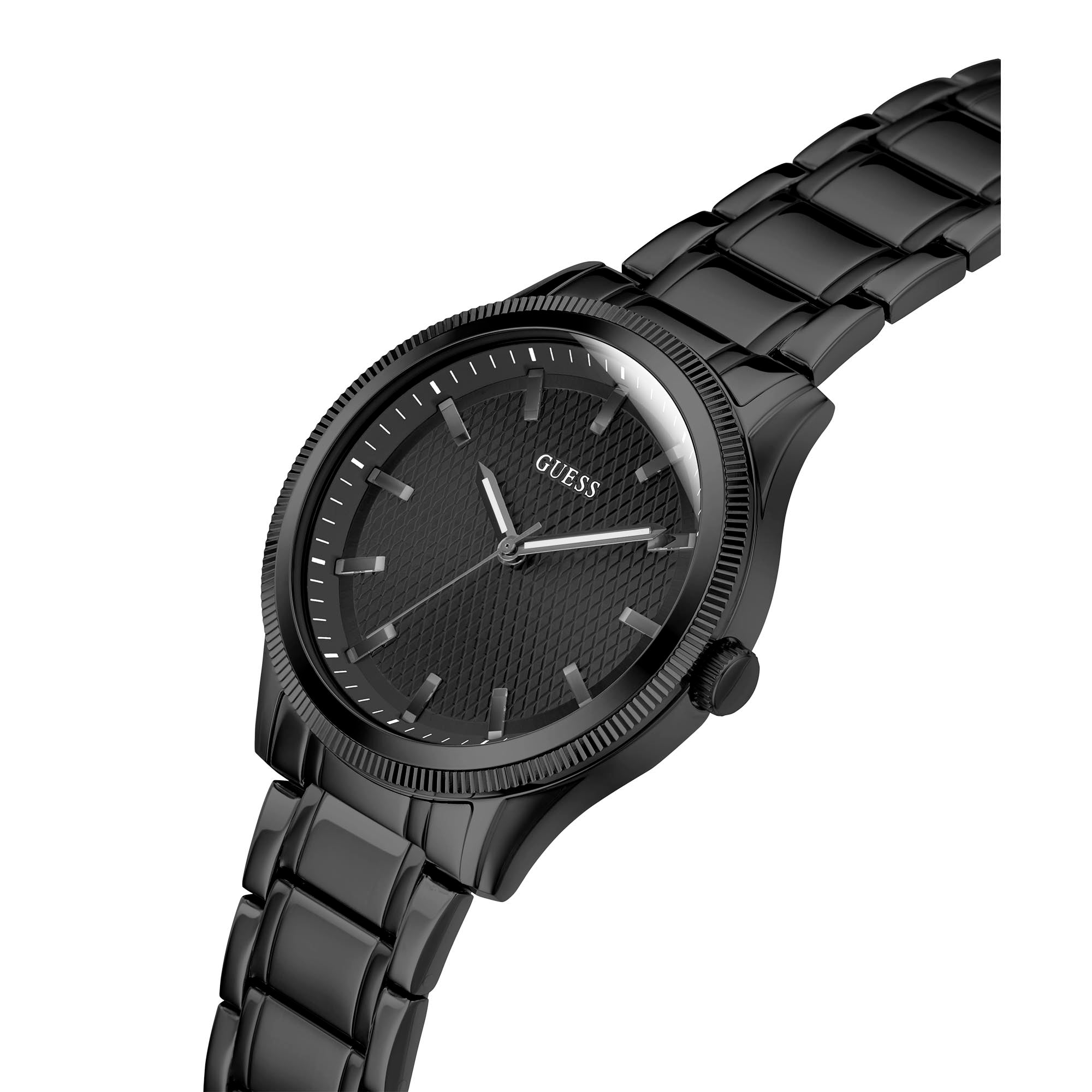 Guess black sale metal watch