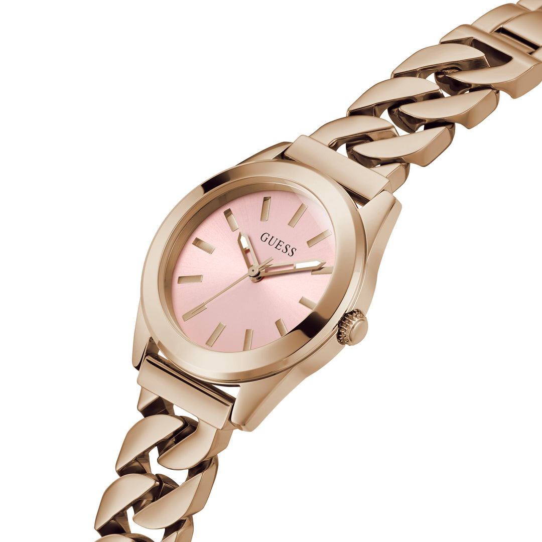 Guess Women's Watch Rose Gold Tone Case Quartz