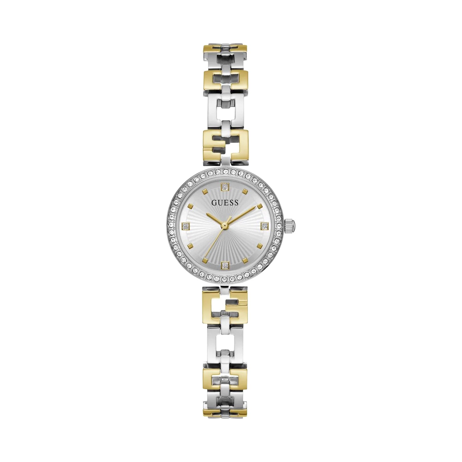 Guess silver tone outlet watch