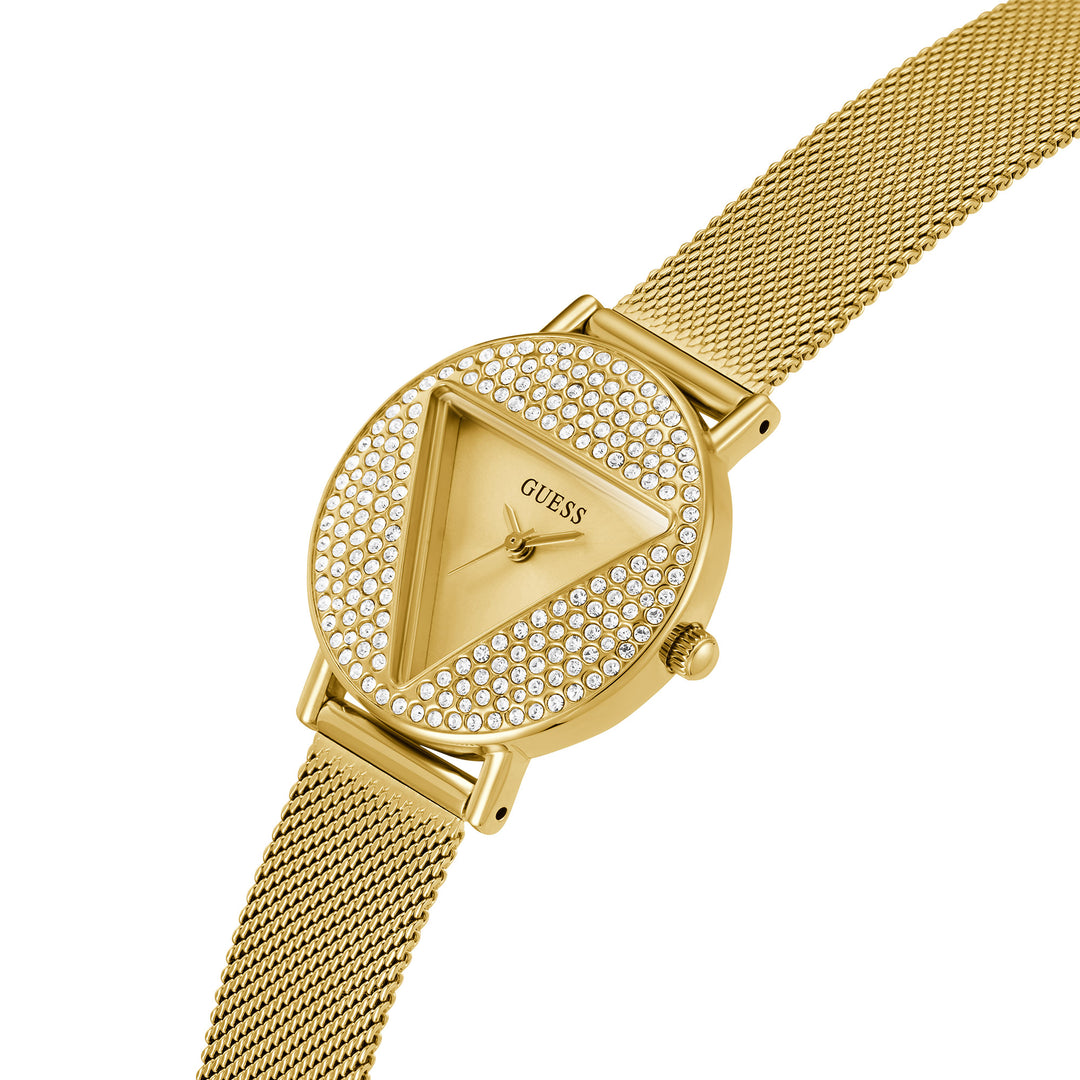 Guess Women's Watch Gold Tone Case Quartz