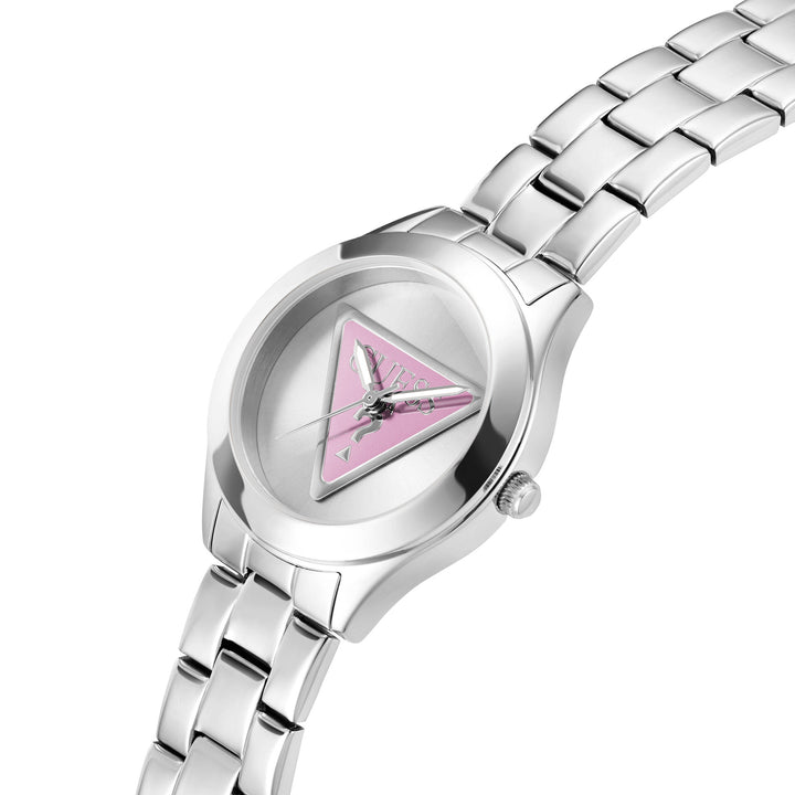 Guess Women's Watch Silver Tone Case Quartz