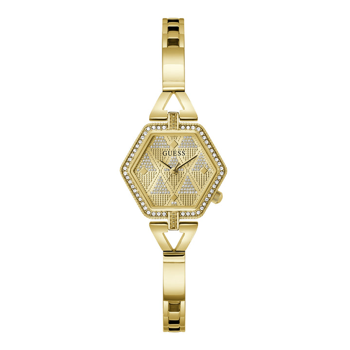 Guess Women's Watch Gold Tone Case Quartz