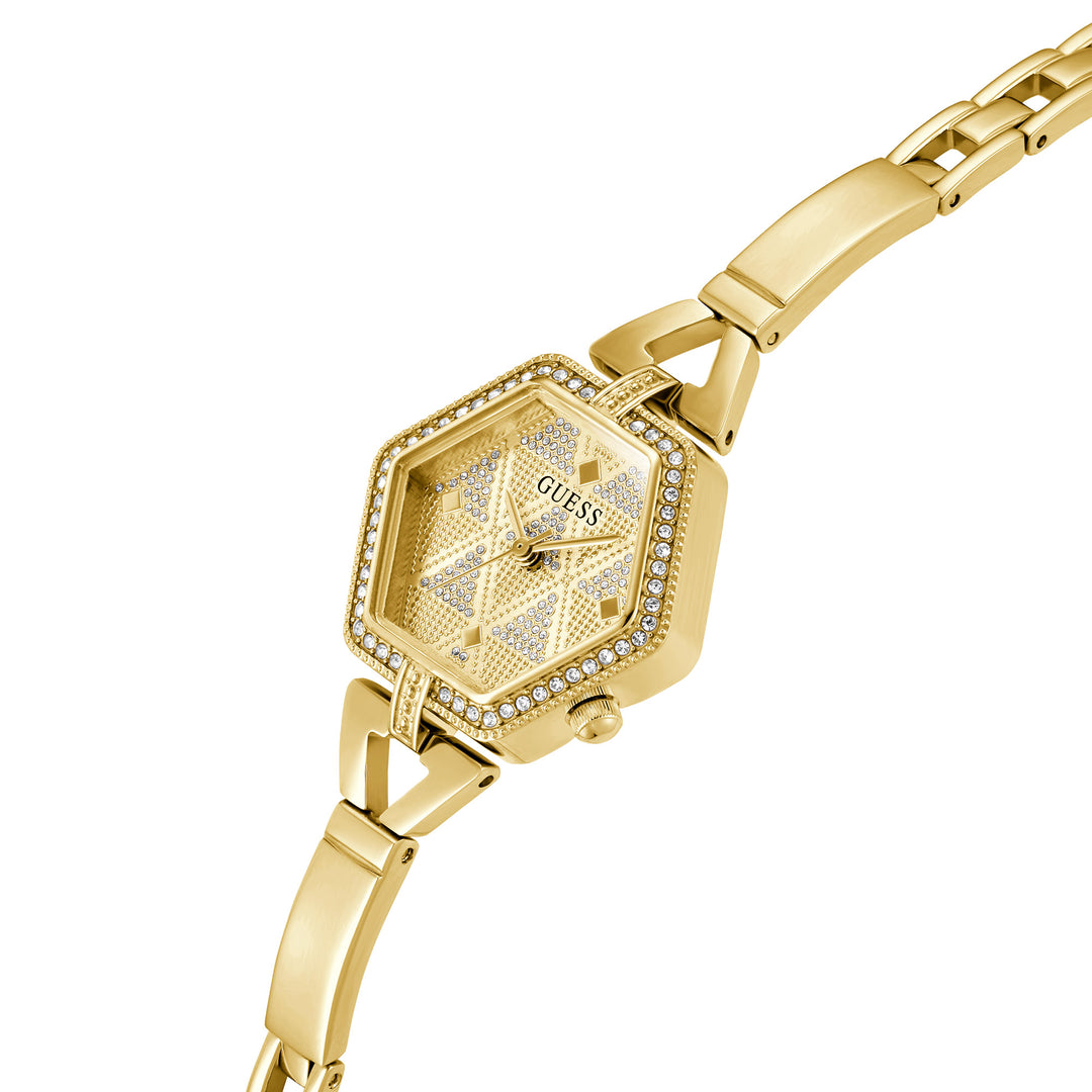 Guess Women's Watch Gold Tone Case Quartz