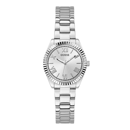 Guess Women's Watch Silver Tone Case Quartz