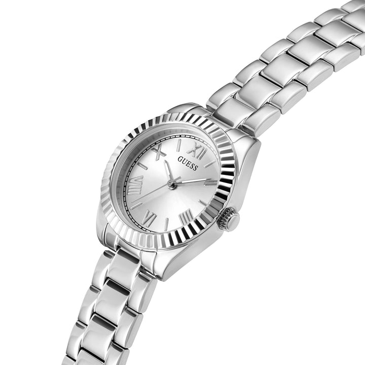 Guess Women's Watch Silver Tone Case Quartz