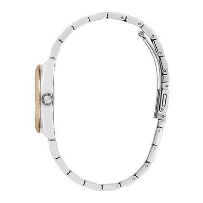 Guess Women's Watch Silver & Rose Gold Tone Case Quartz - GW0687L3