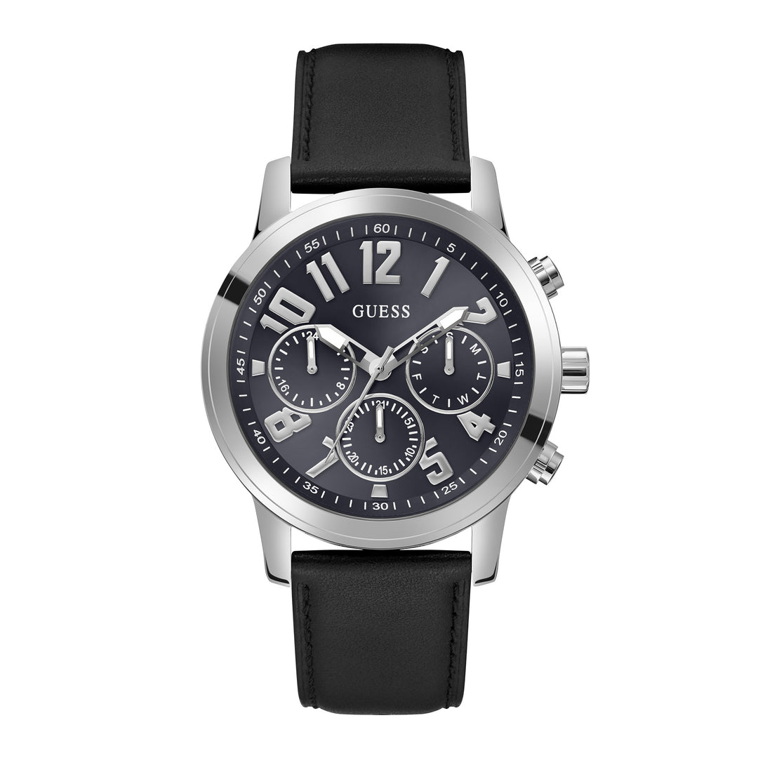 Guess Men's Watch Navy Dial Silver Tone Case Quartz – The Watch House