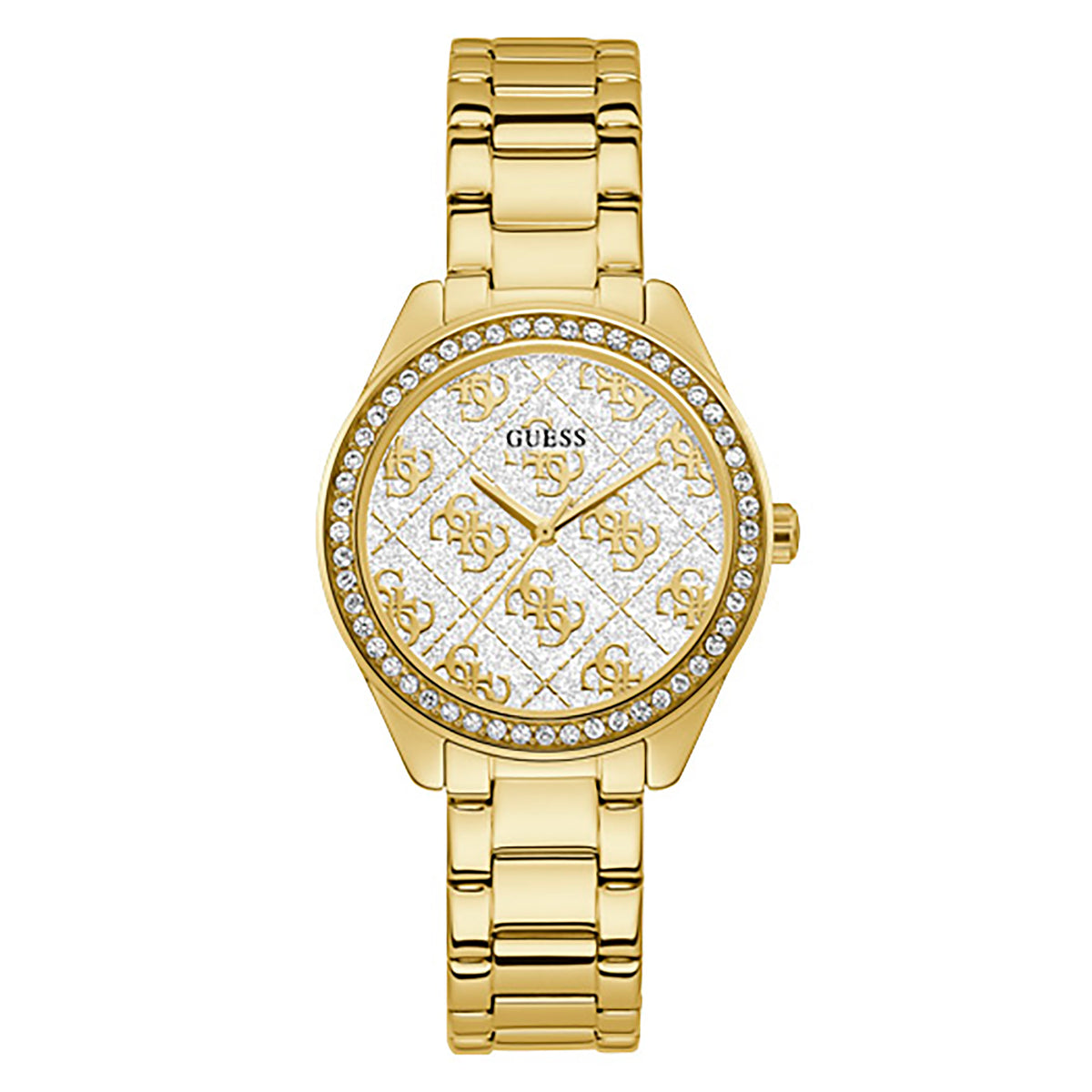 Guess Women's Watch Gold Tone Case Quartz