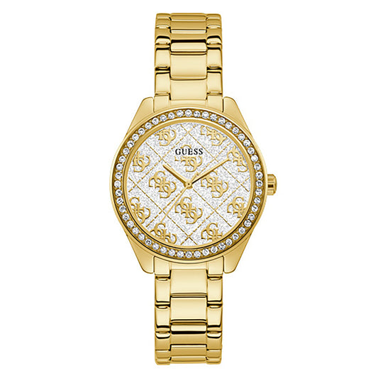 Guess Women's Watch Gold Tone Case Quartz
