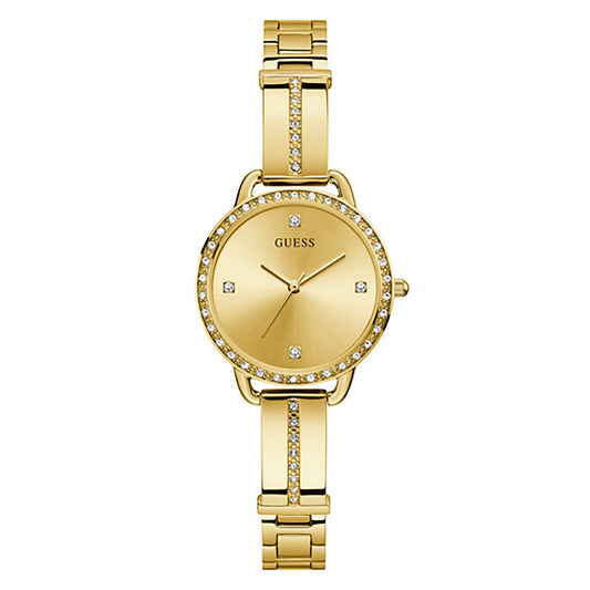 Guess Women's Watch Gold Tone Case Quartz