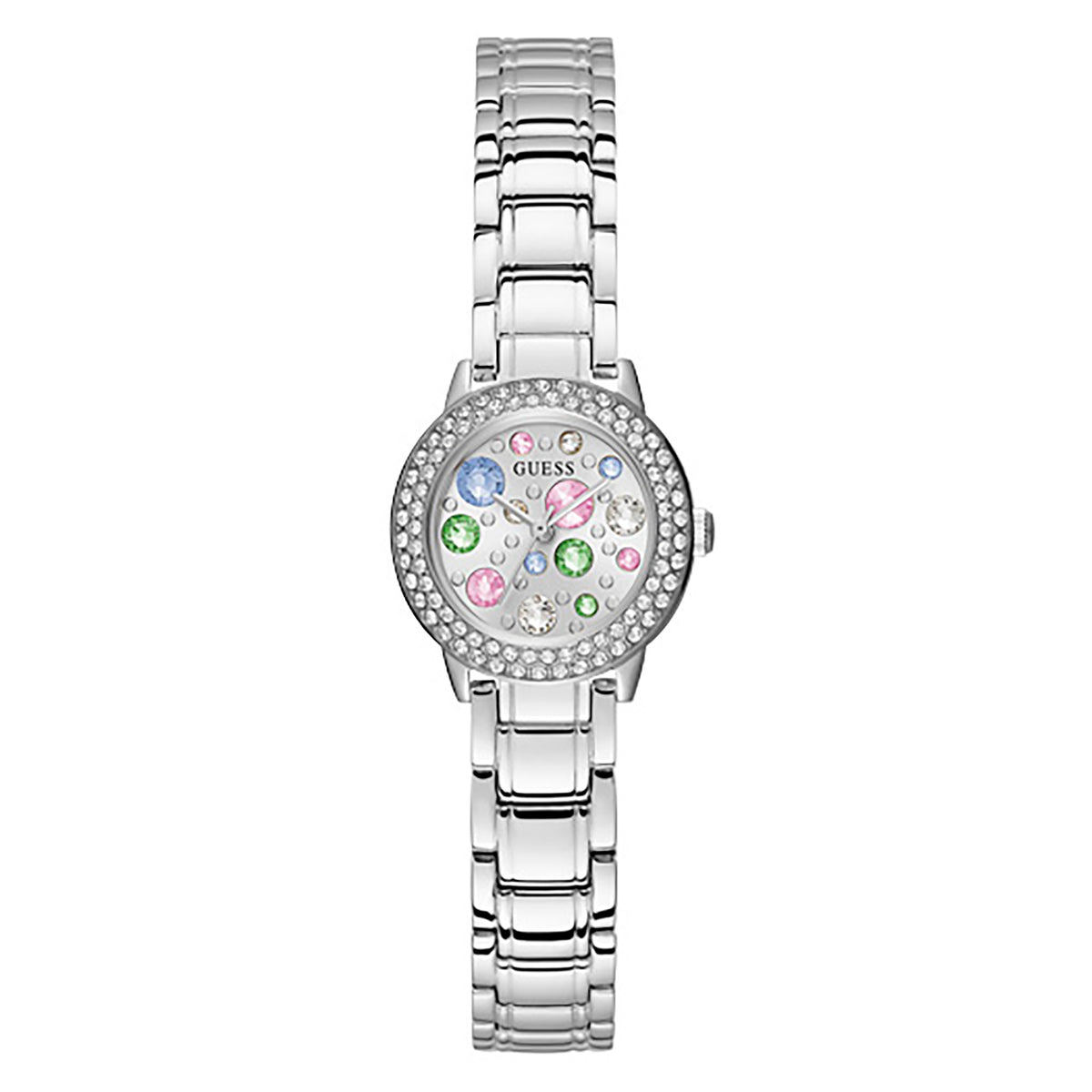 Guess Women's Watch Silver Tone Case Quartz