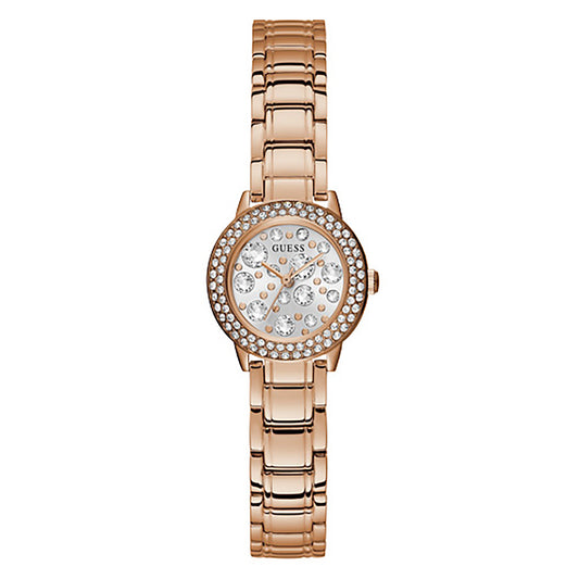Guess Women's Watch Rose Gold Tone Case Quartz