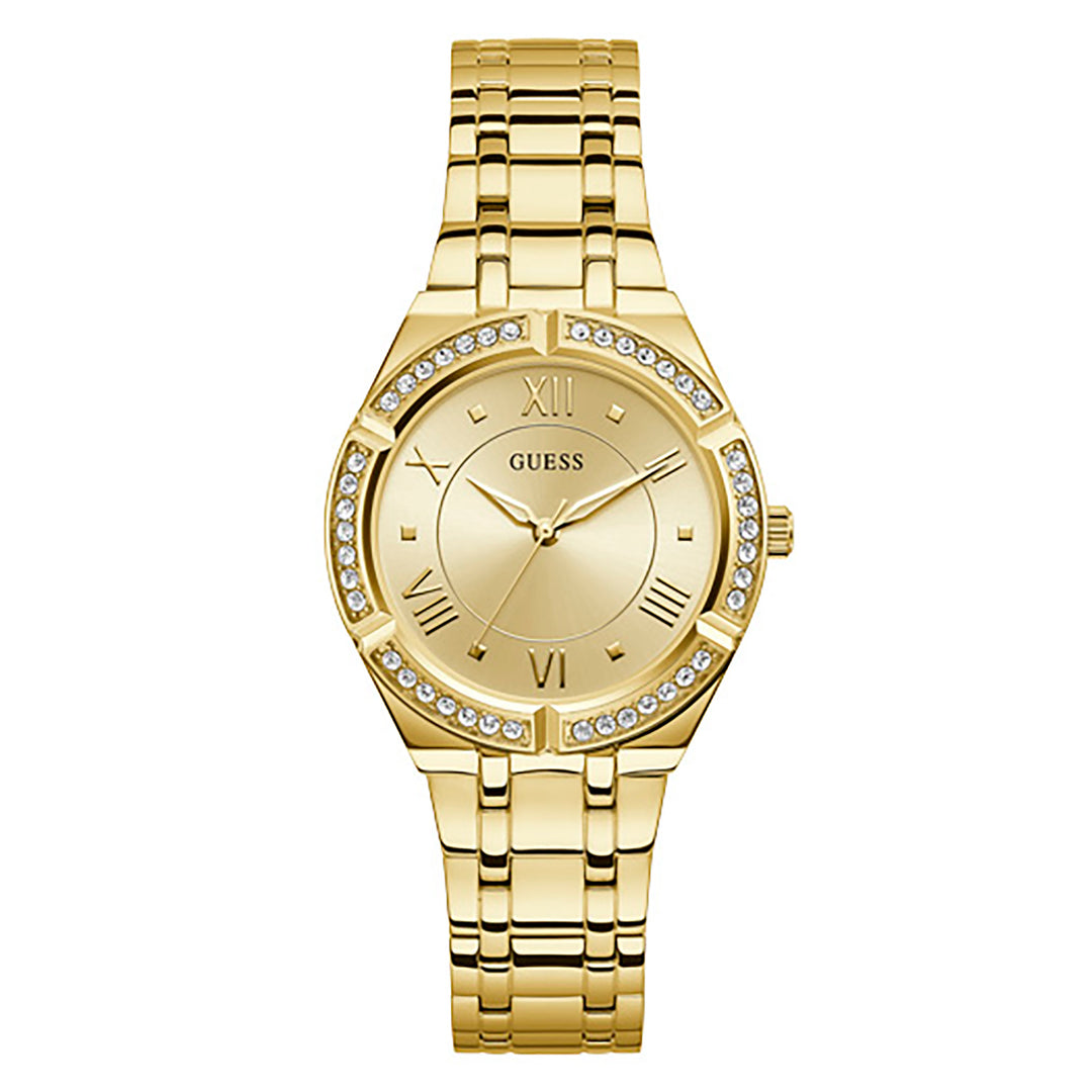 Guess Women's Watch Gold Tone Case Quartz