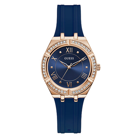 Guess Women's Watch Rose Gold Tone Case Quartz