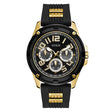 Guess Men's Watch Gold Tone Case Quartz