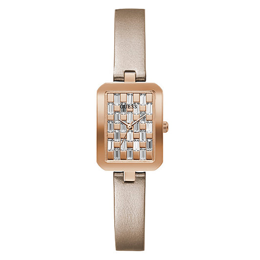 Guess Women's Watch Rose Gold Tone Case Quartz