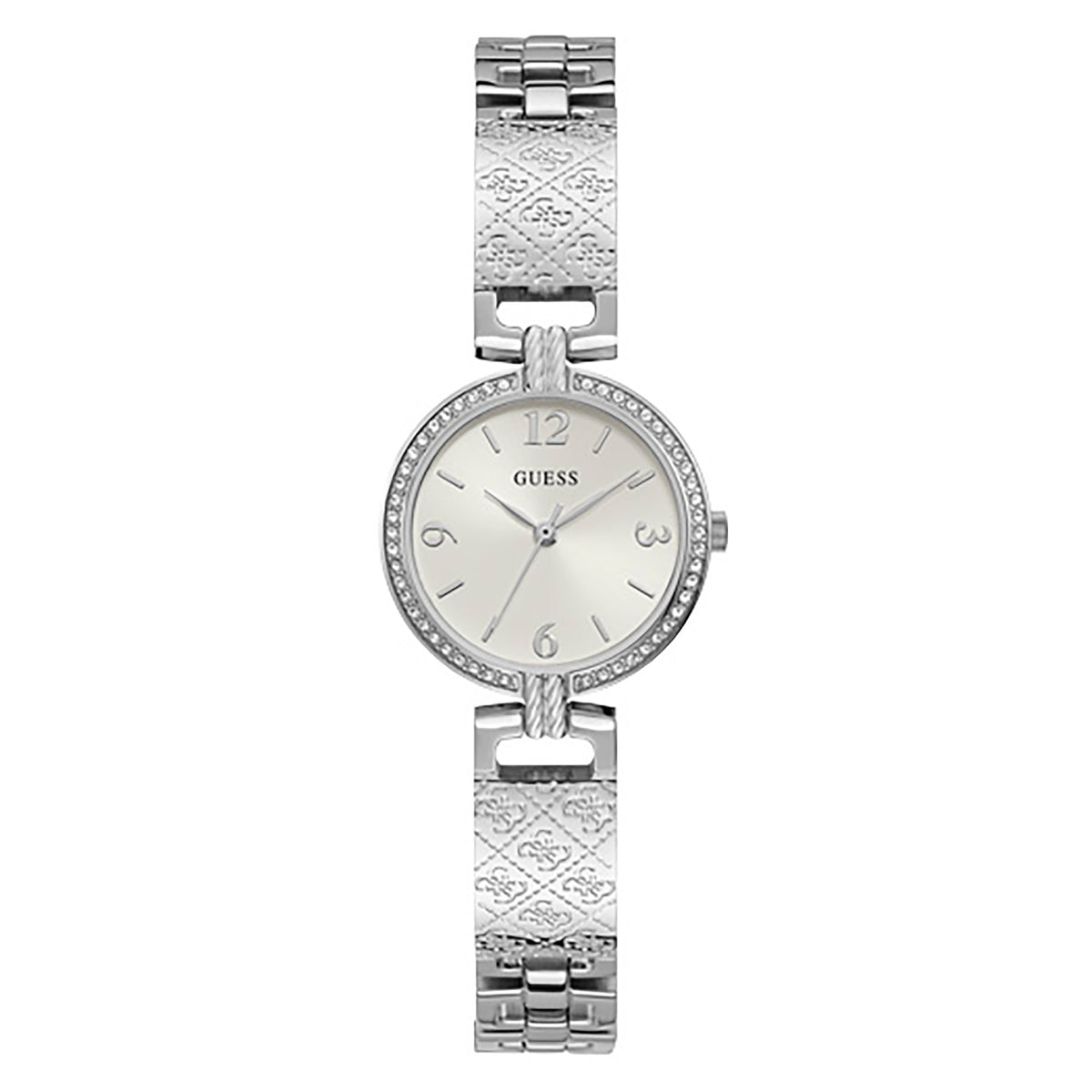 Guess Women's Watch Silver Tone Case Quartz
