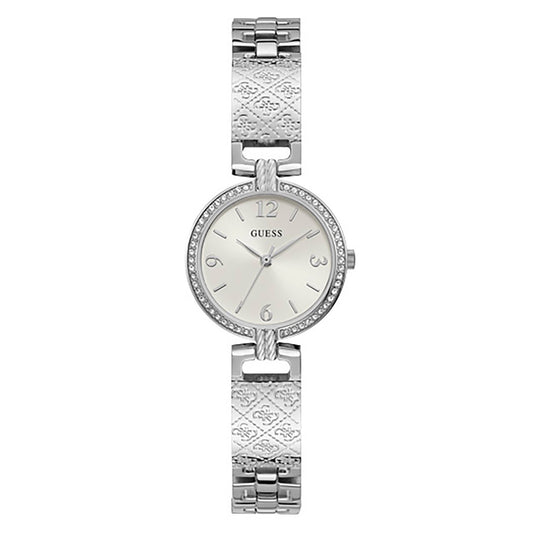 Guess Women's Watch Silver Tone Case Quartz
