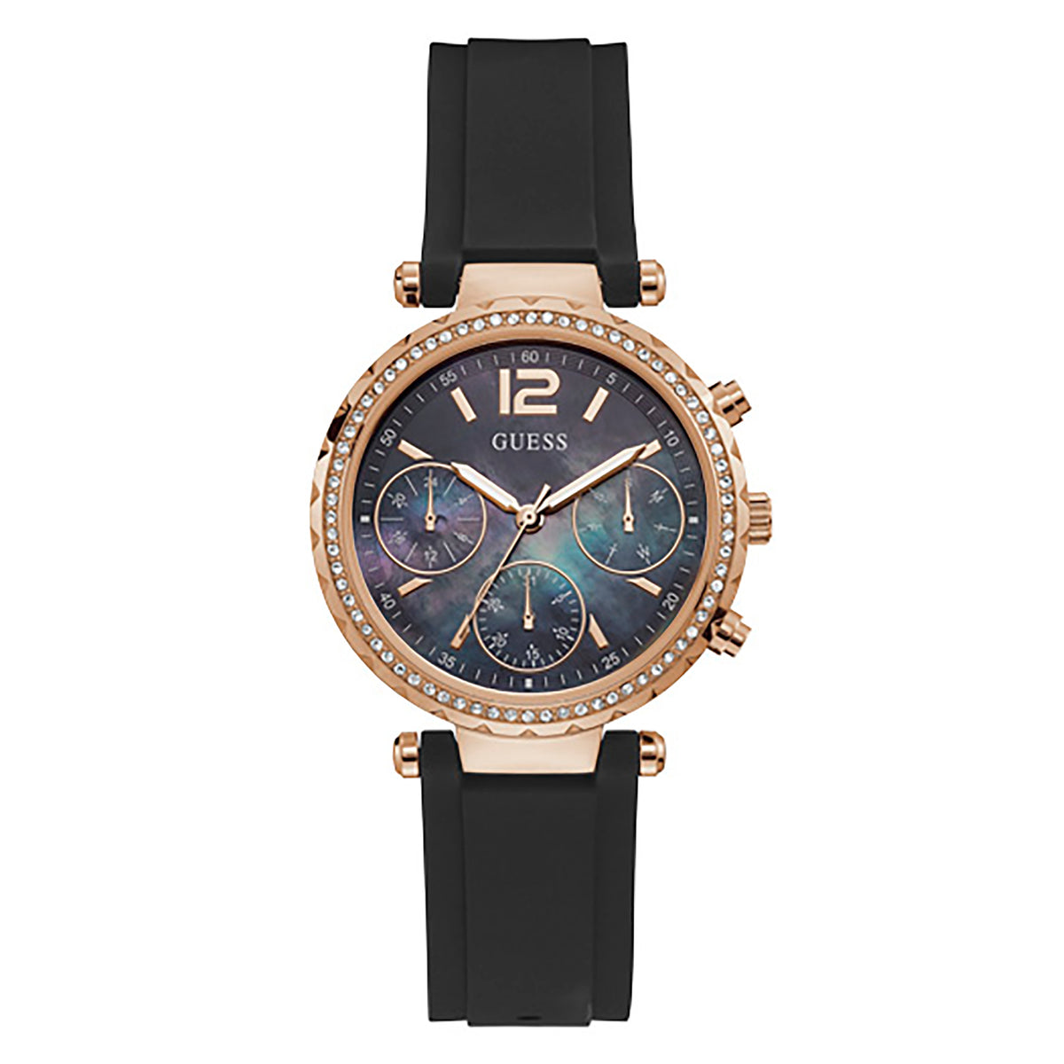 Guess Women's Watch Rose Gold Tone Case Quartz