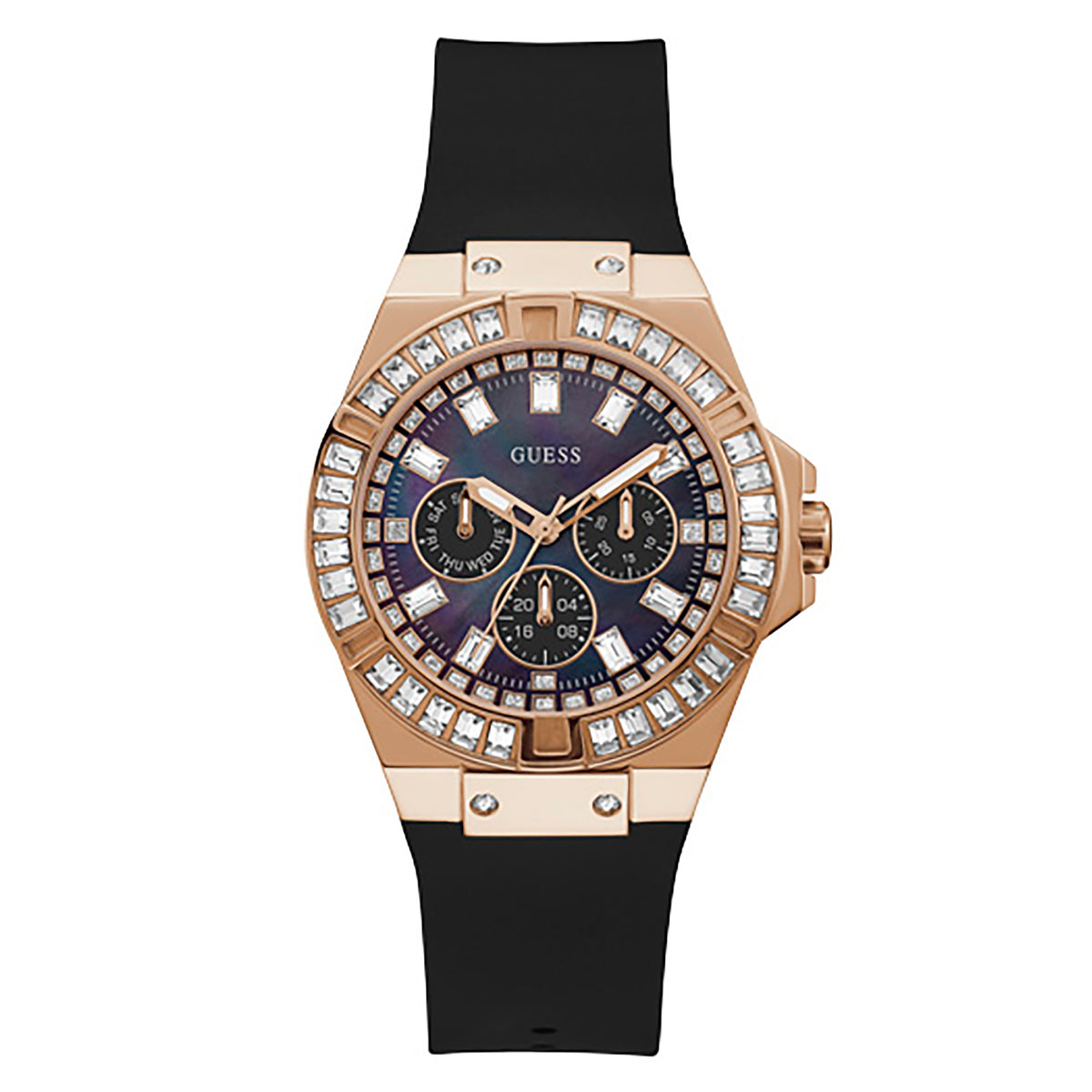 Guess Women's Watch Rose Gold Tone Case Quartz