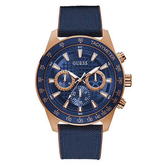 Guess Men's Watch Rose Gold Tone Case Quartz