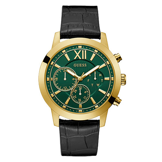 Guess Men's Watch Gold Tone Case Quartz