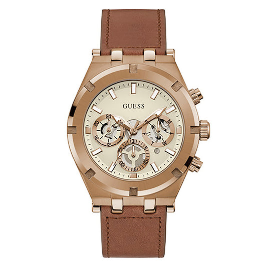 Guess Men's Watch Coffee Case Quartz