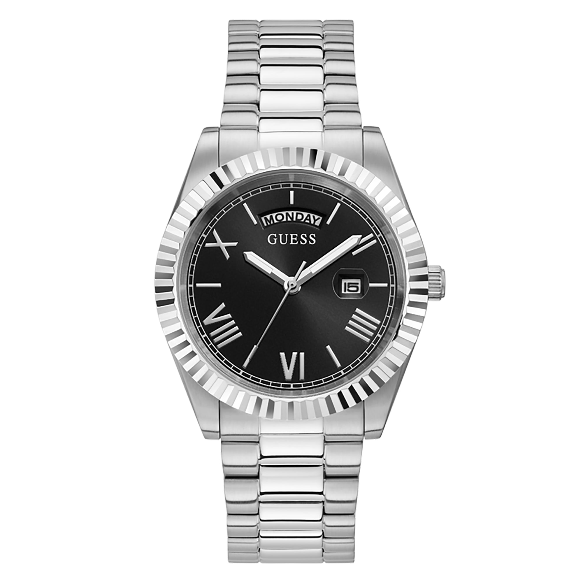 Guess silver 2025 watch mens