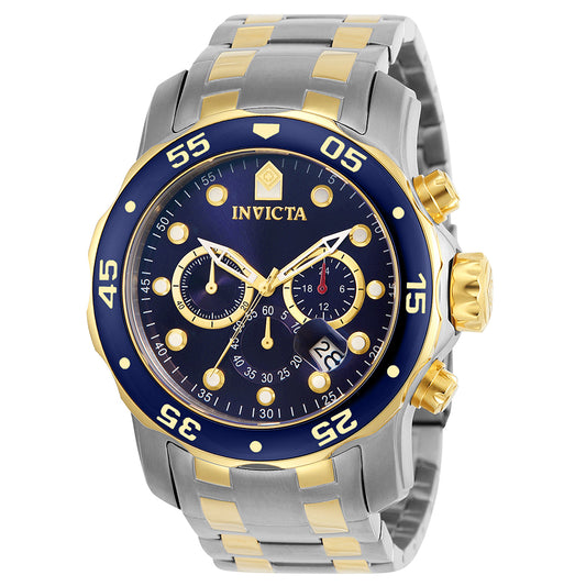 Invicta Pro Diver Men's 48mm Stainless Steel Steel Blue dial VD53 Quartz