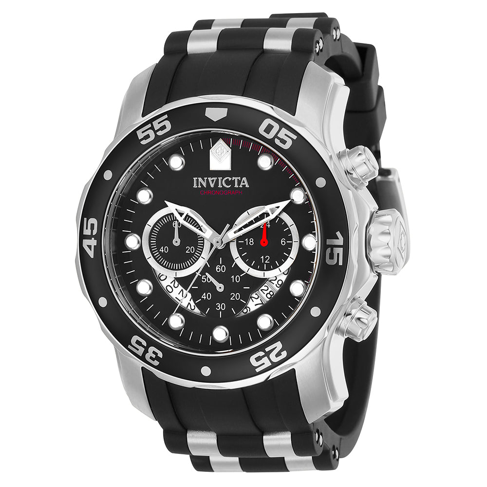 Invicta Pro Diver Men's 48mm Stainless Steel Steel Black dial VD53 Quartz