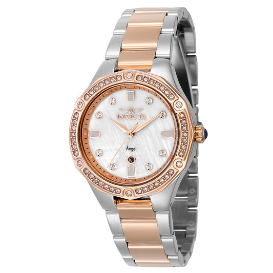 Invicta Angel Lady 35mm Stainless Steel Silver White dial PC22A Quartz