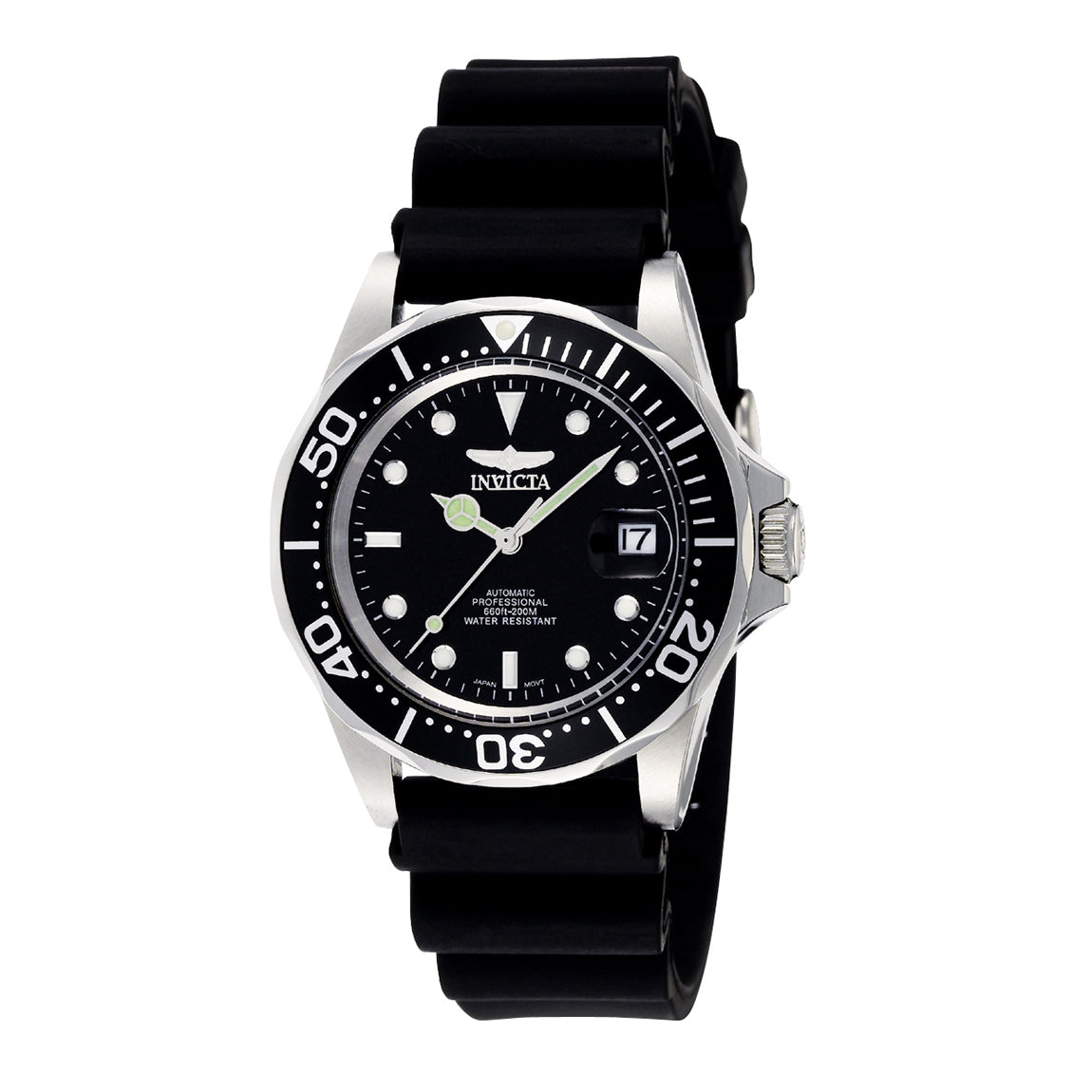 Invicta Pro Diver Men's 40mm Stainless Steel Steel Black dial NH35A Automatic