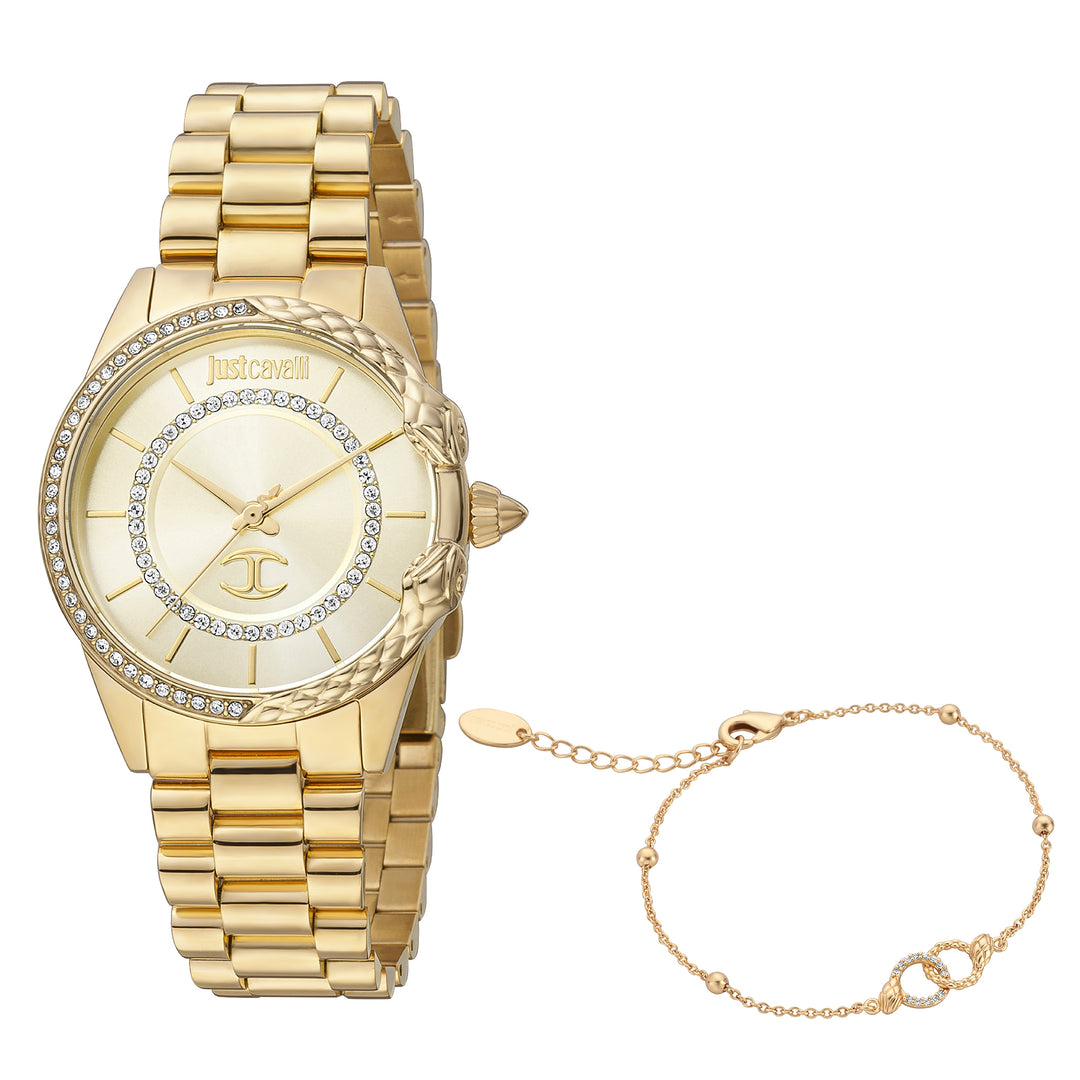 JUST CAVALLI Women's Snake Quartz WATCH