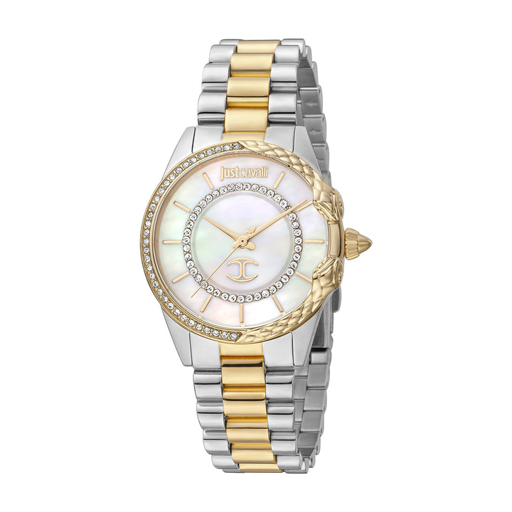 JUST CAVALLI Women's Snake Quartz WATCH