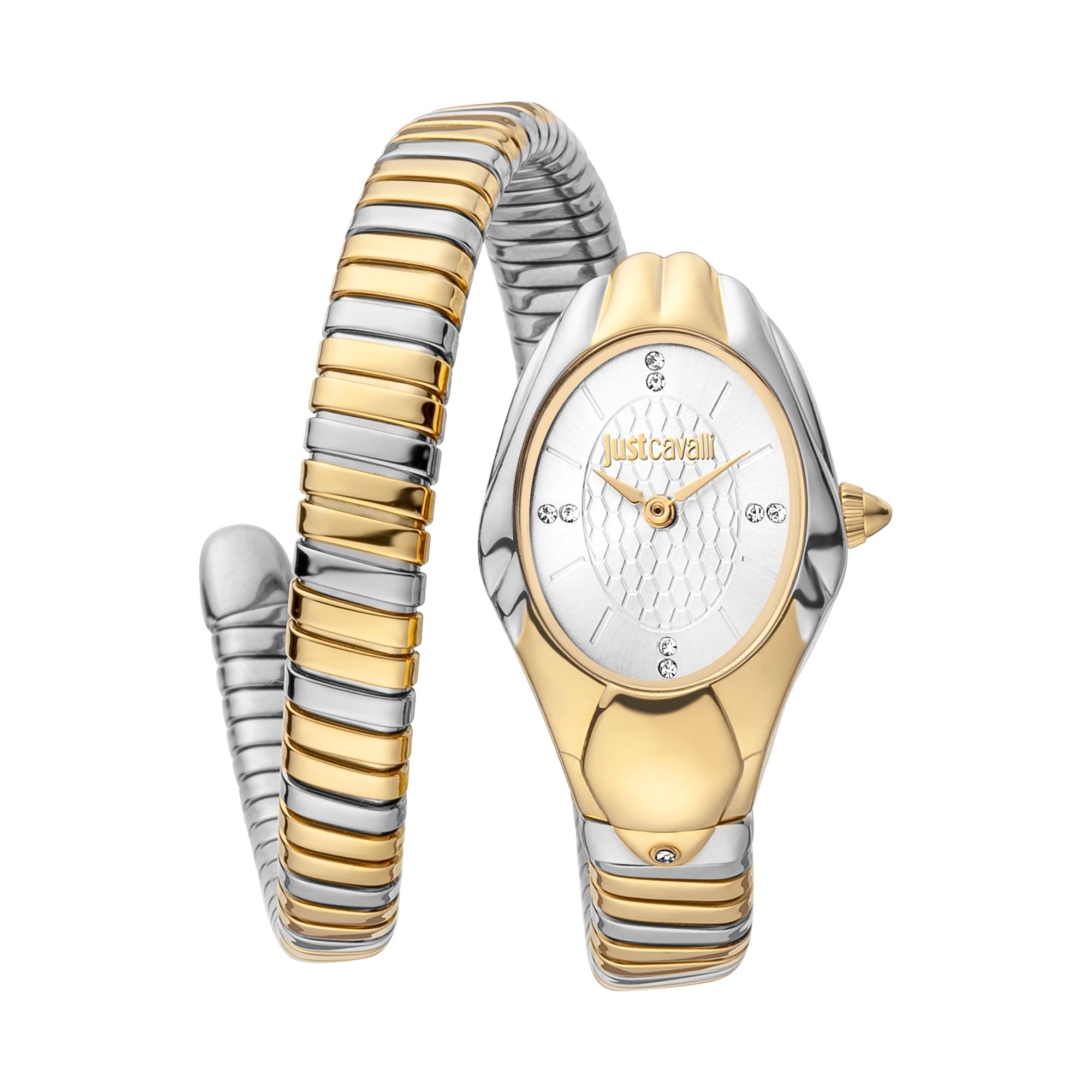 JUST CAVALLI Women's Signature Snake Quartz WATCH – The
