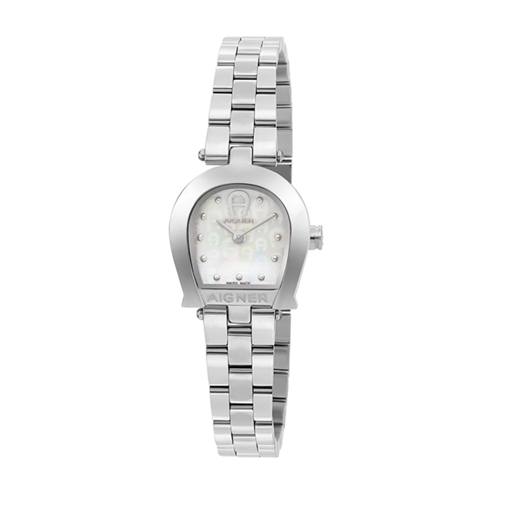 Aigner Muggia Ladies Steel Bracelet White Mop Dial Watch | Ma119204 | The Watch House. Shop at www.watches.ae Regular price AED 2500 . Online offers available.