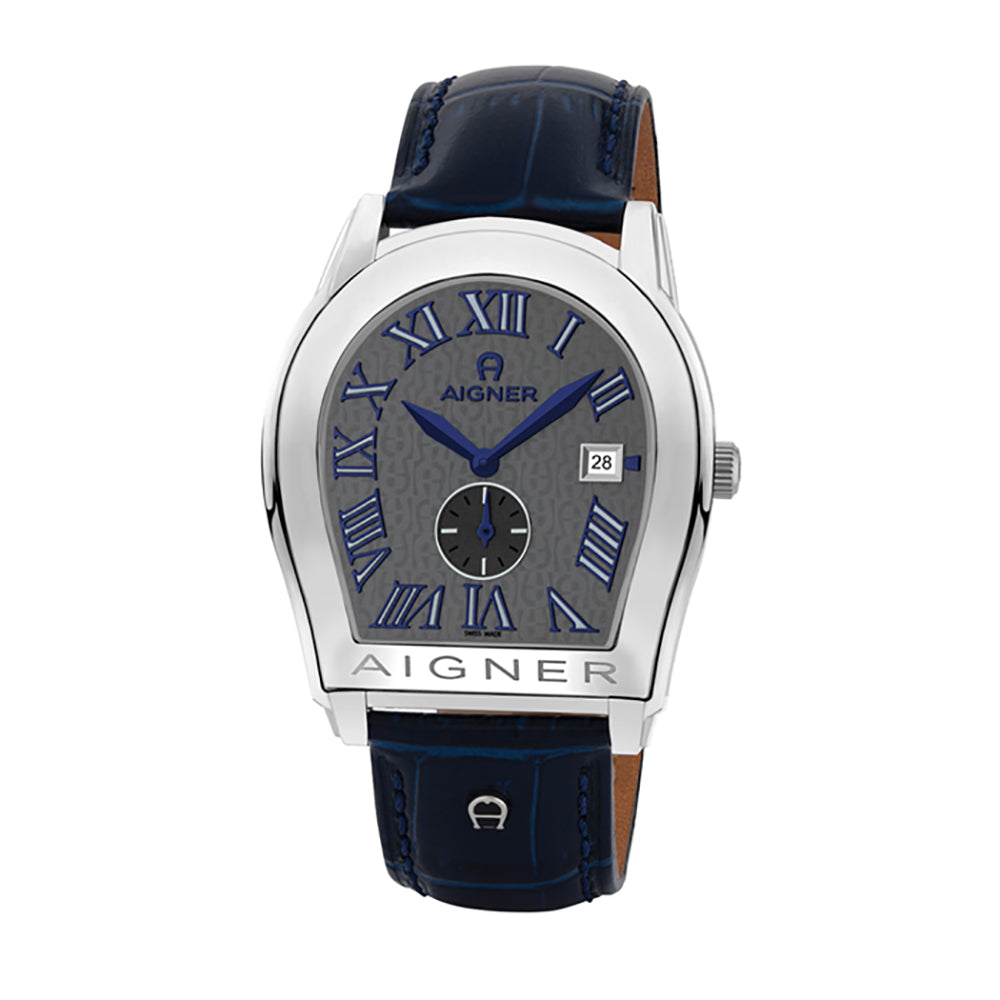 Aigner Modena Gents Leather Grey Dial Watch | Ma127110 | The Watch House. Shop at www.watches.ae Regular price AED 2875 . Online offers available.