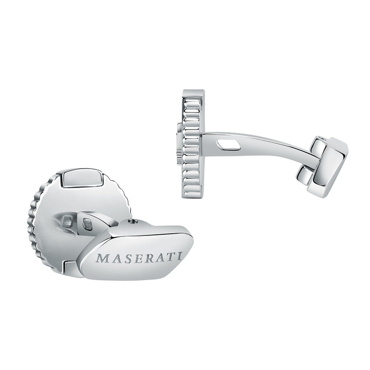 MASERATI J CUFFLINKS STEEL